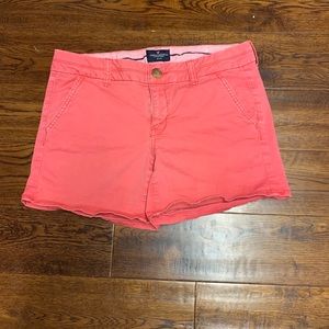 AMERICAN EAGLE Pink Stretch Midi Shorts